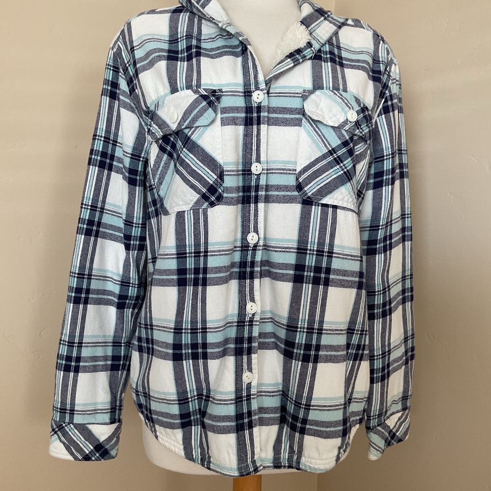 Boston Traders Women’s Shacket Plaid Size L